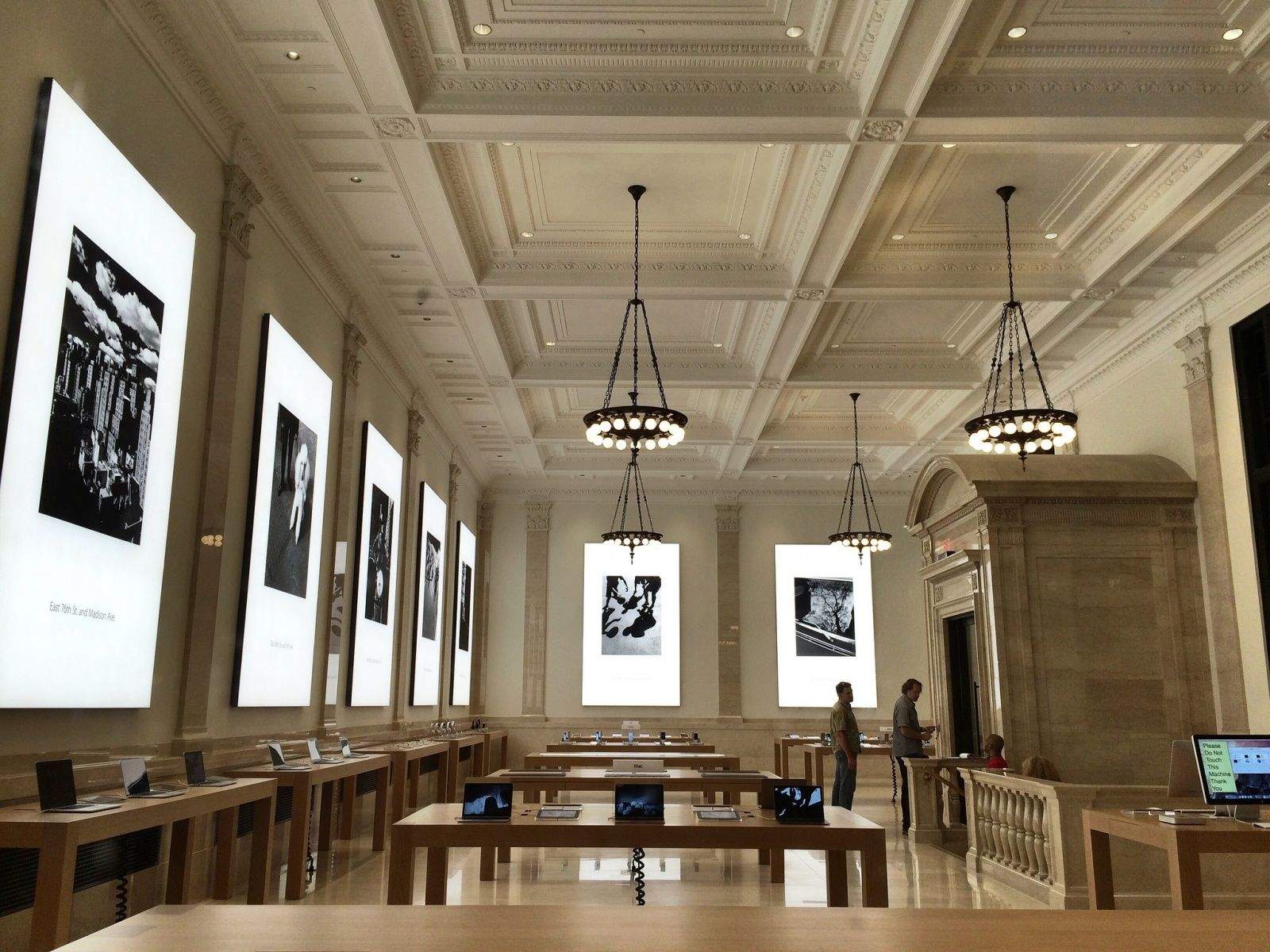 Once a bank, the building at 940 Madison Ave. in New York's Upper East Side is now a swank Apple boutique.