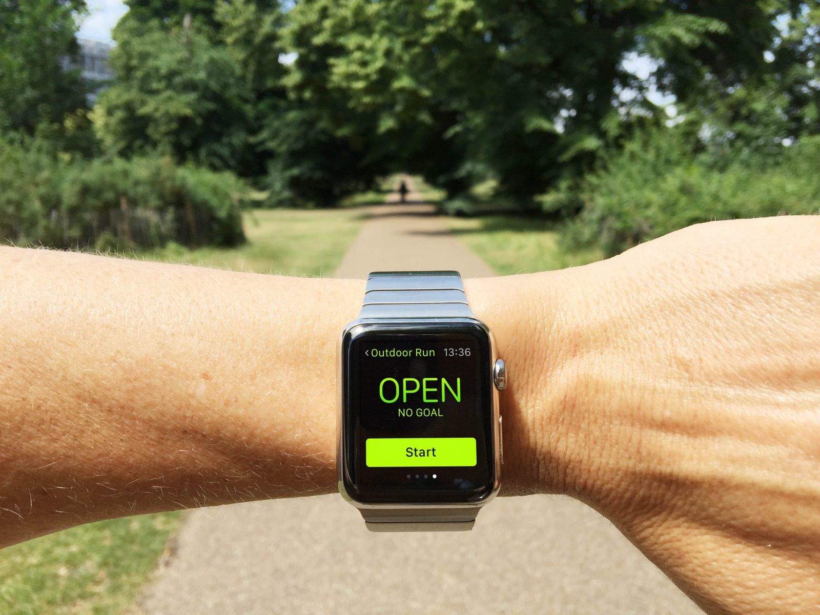 For your first run, select an “open” goal
