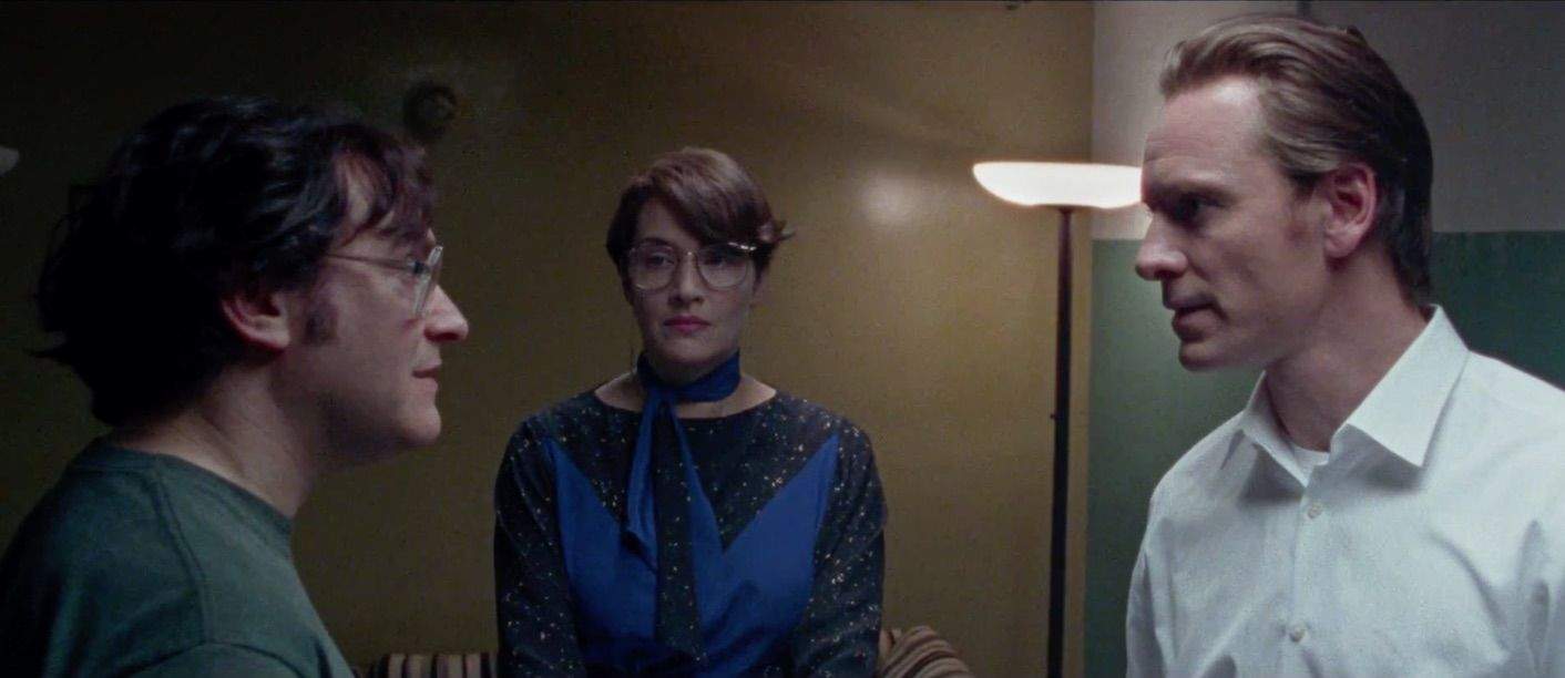 Kate Winslet, middle, praises the portrayal of Steve Jobs by Michael Fassbender (right).