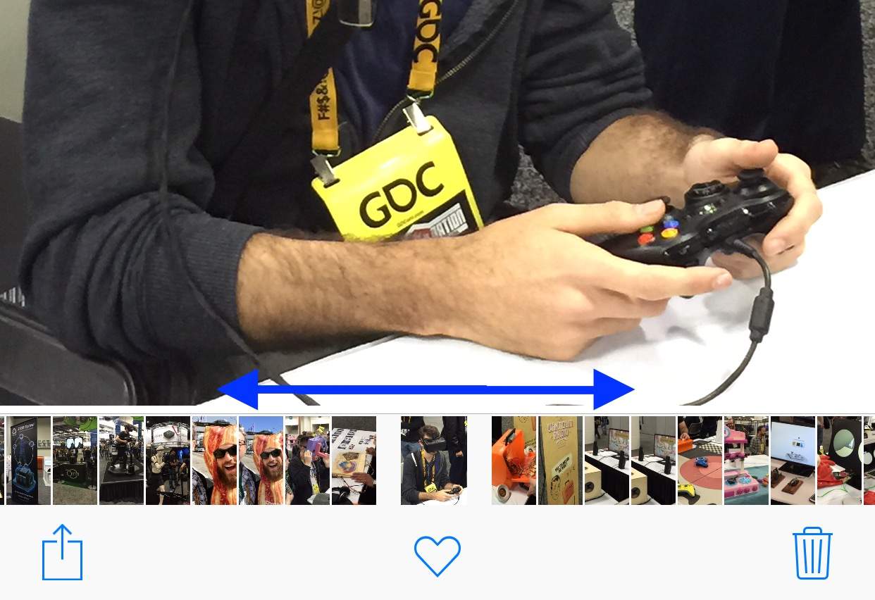 ios 9 photos scrubber