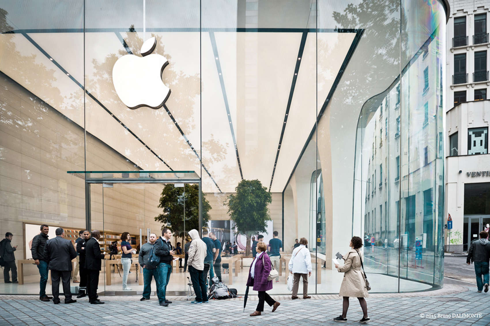 Belgium's Apple Store is one of the first to bear Jony Ive's imprint.