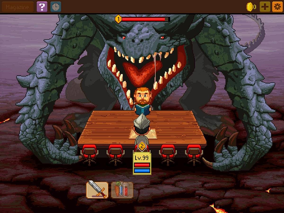 Slay powerful beasts with strategic combat decisions.