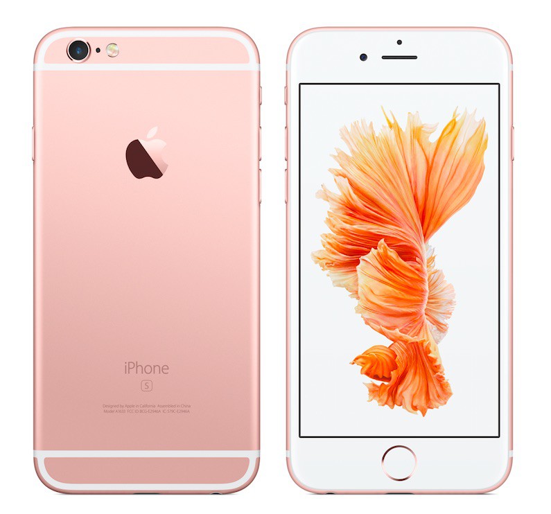 Only the iPhone 6s comes in gold now.