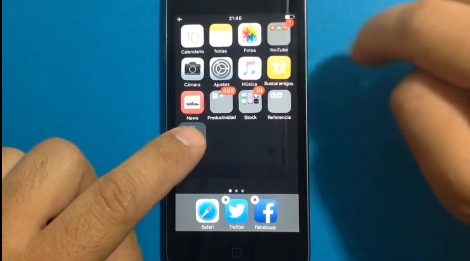 Nest your folders inside other folders with this iOS 9 trick.