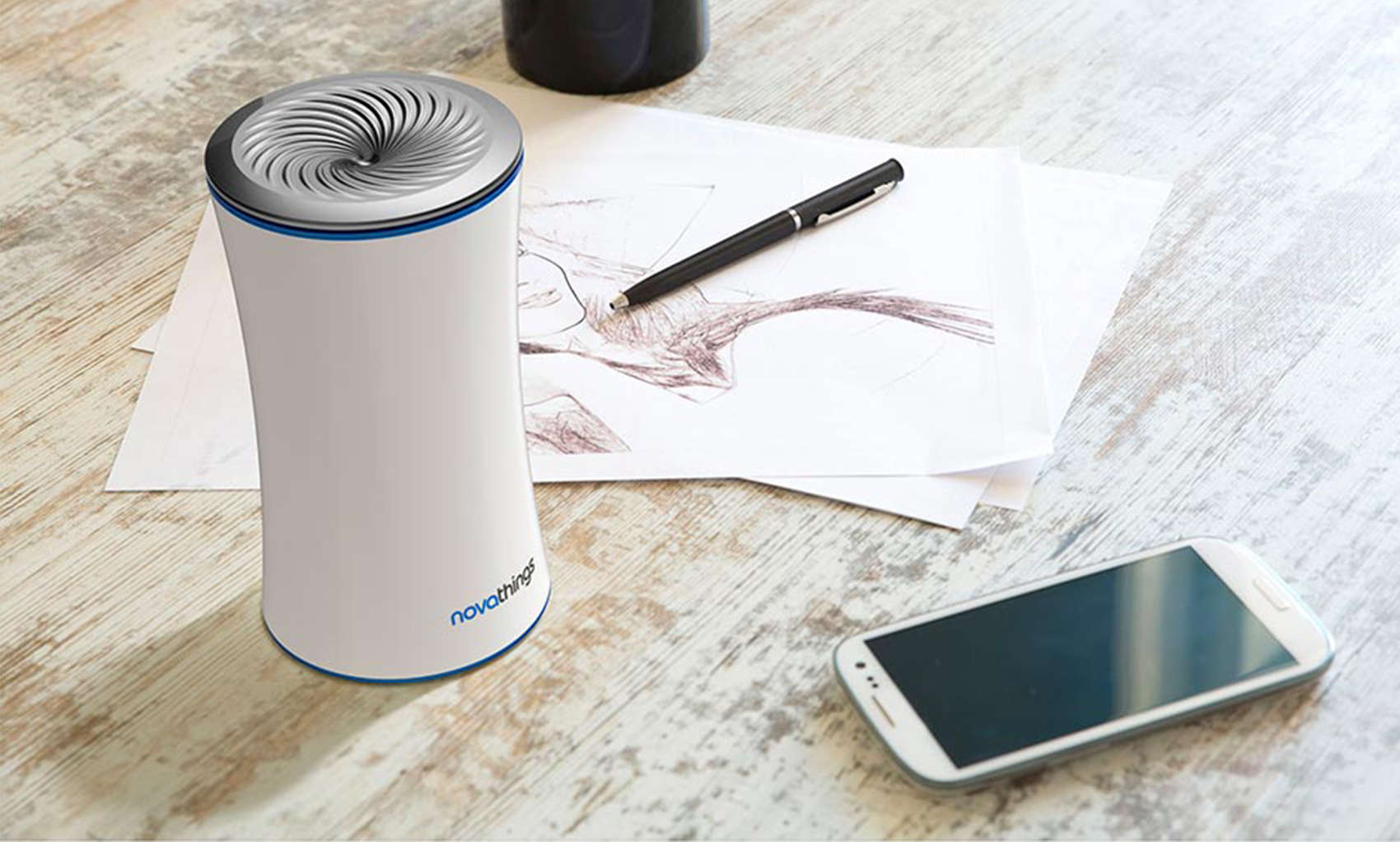 The Helixee is a hard drive that, with an app, can give you cloud-like functions for storage and access from any device.