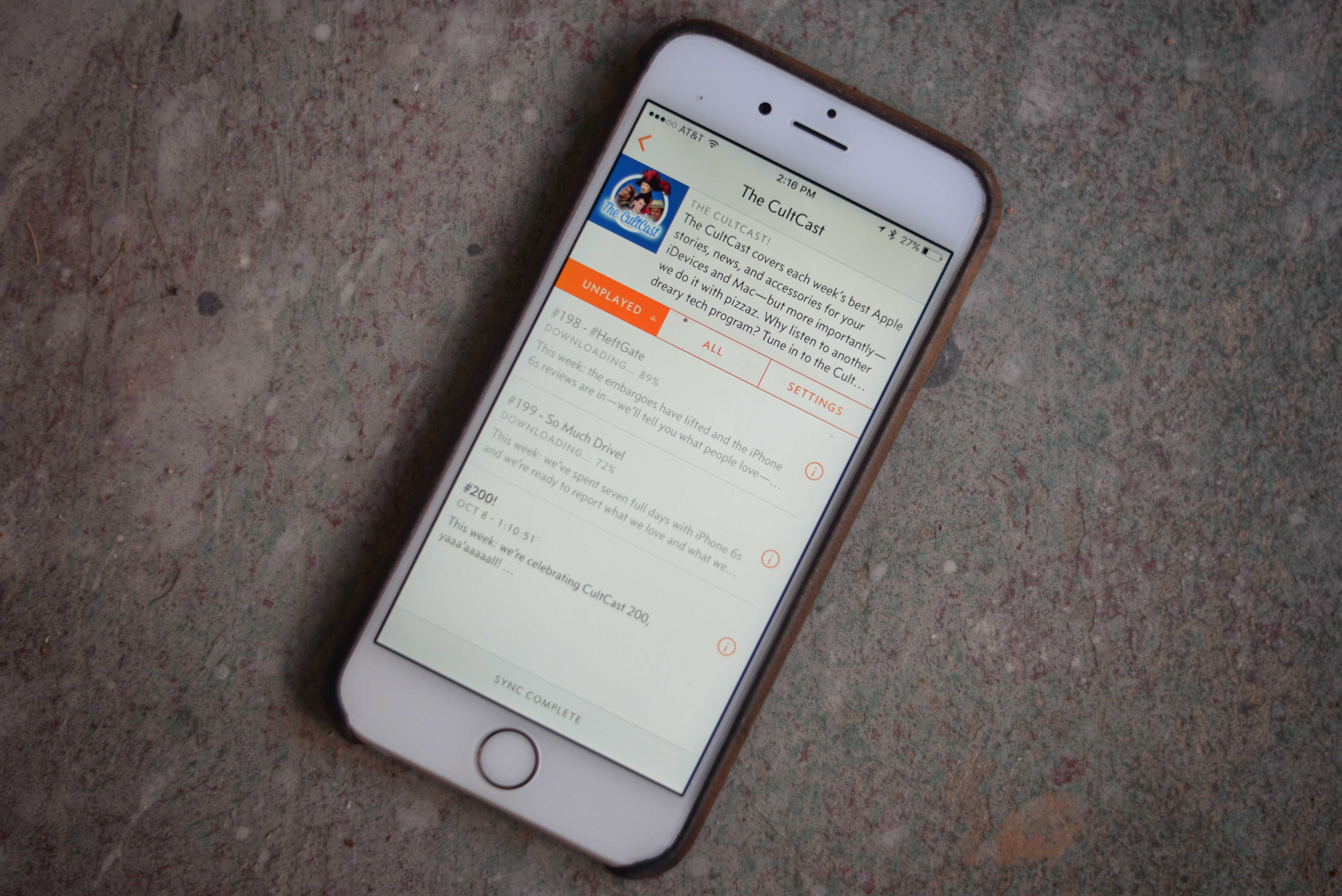 Overcast is the best podcast app for iOS.