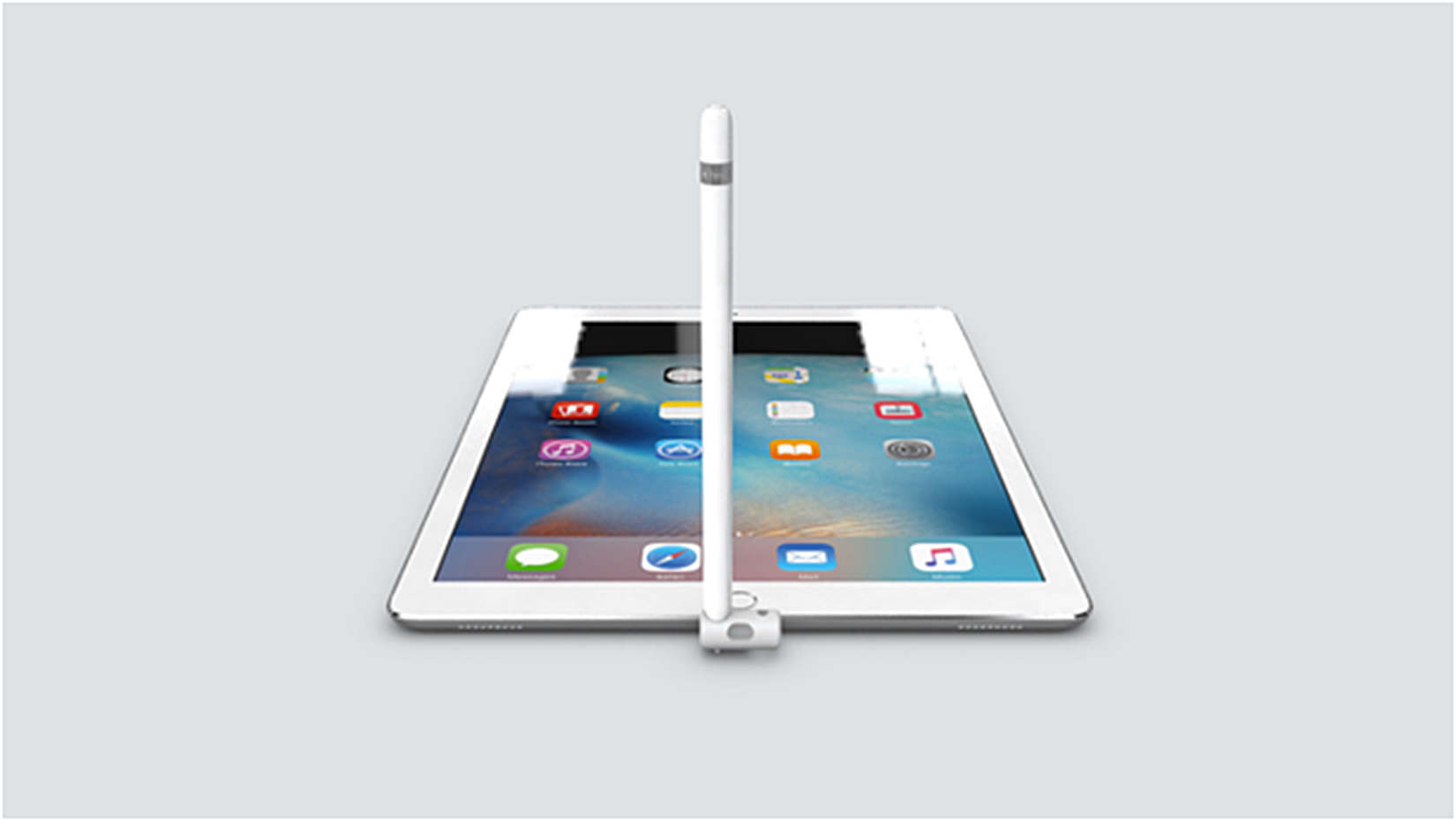The Quarter with the Apple Pencil docked and ready for use.