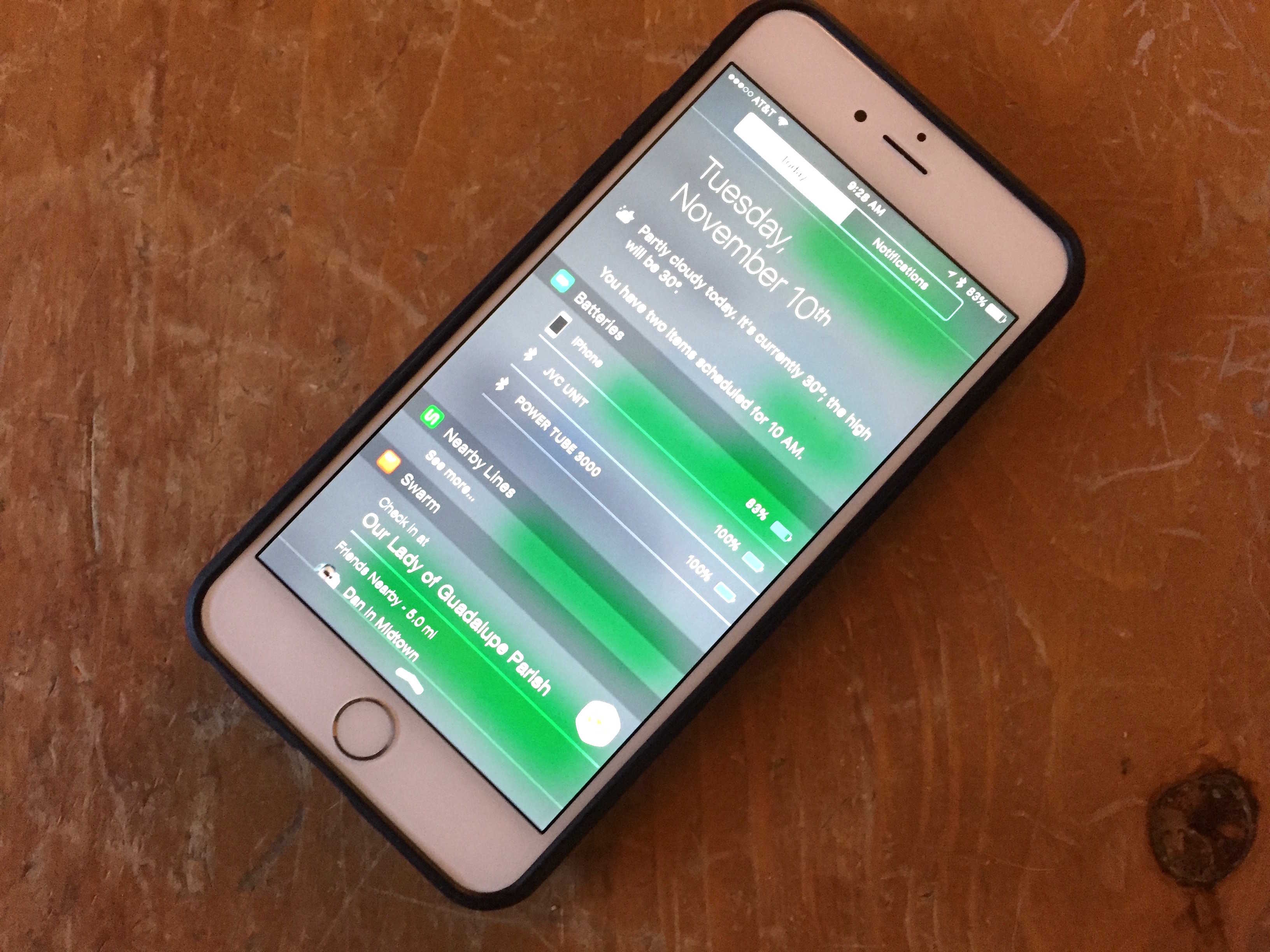 Get your battery info fast and easy.