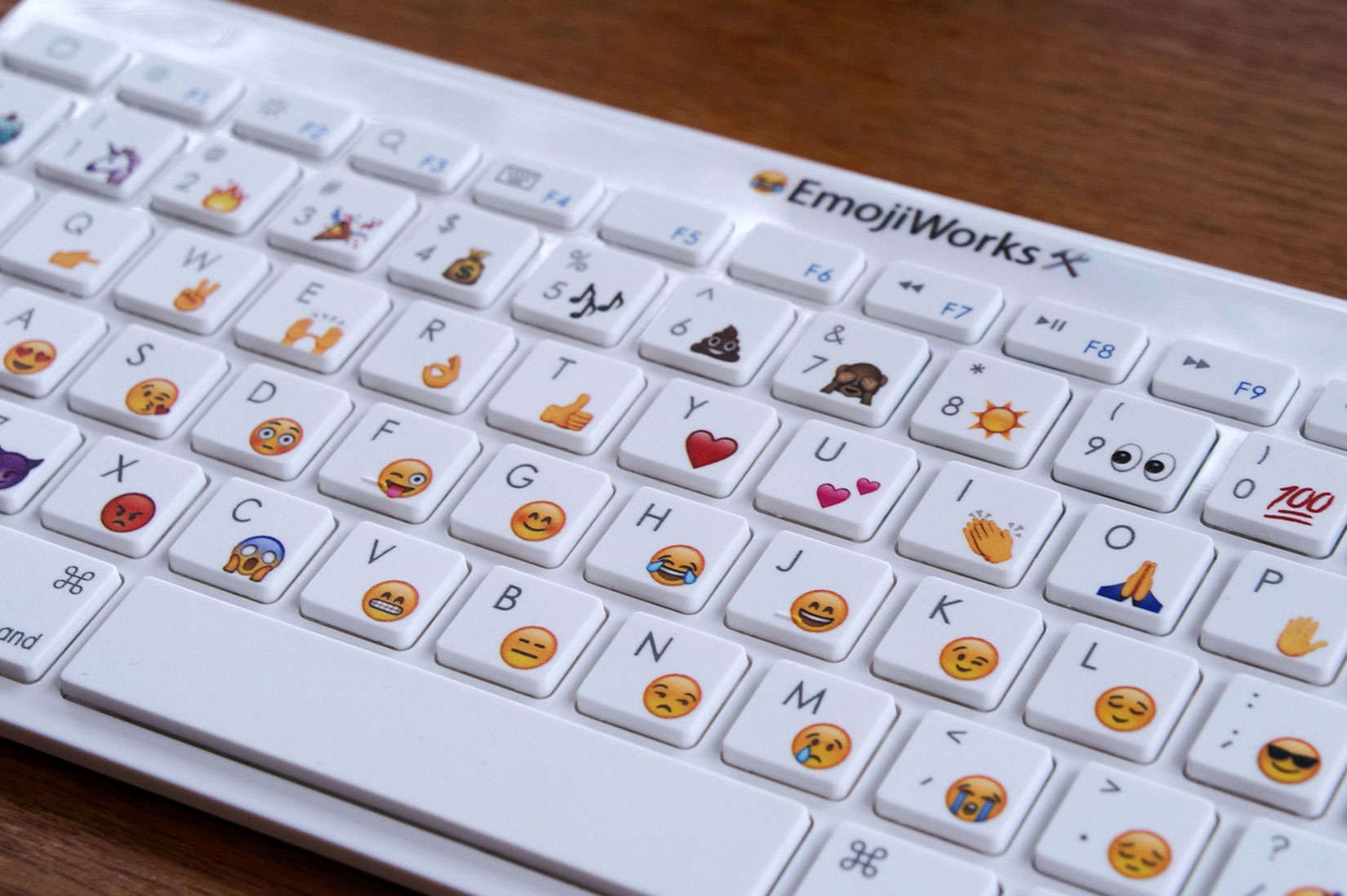 This keyboard from EmojiWorks is a quicker way to express your feelings via emoji.