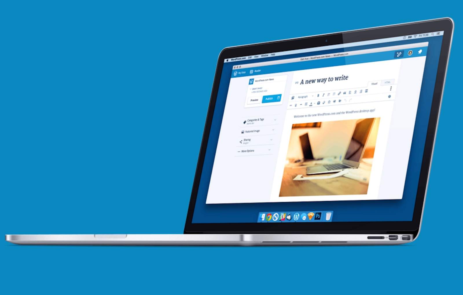 Wordpress is now native on Mac.
