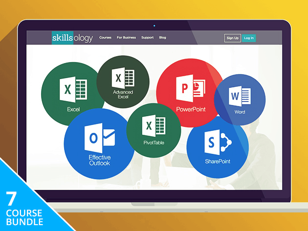 These 7 courses cover every corner of Microsoft Office, essential to any modern workplace.