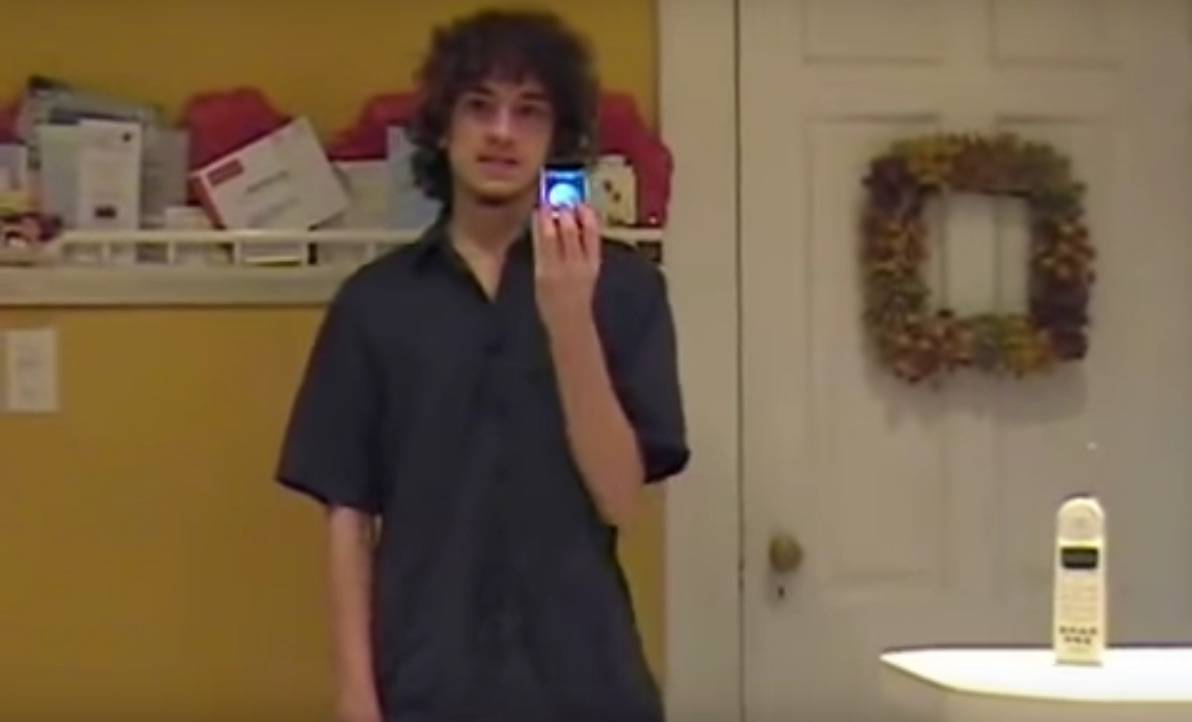 George Hotz aka 'geohot' unveiling the world's first unlocked iPhone