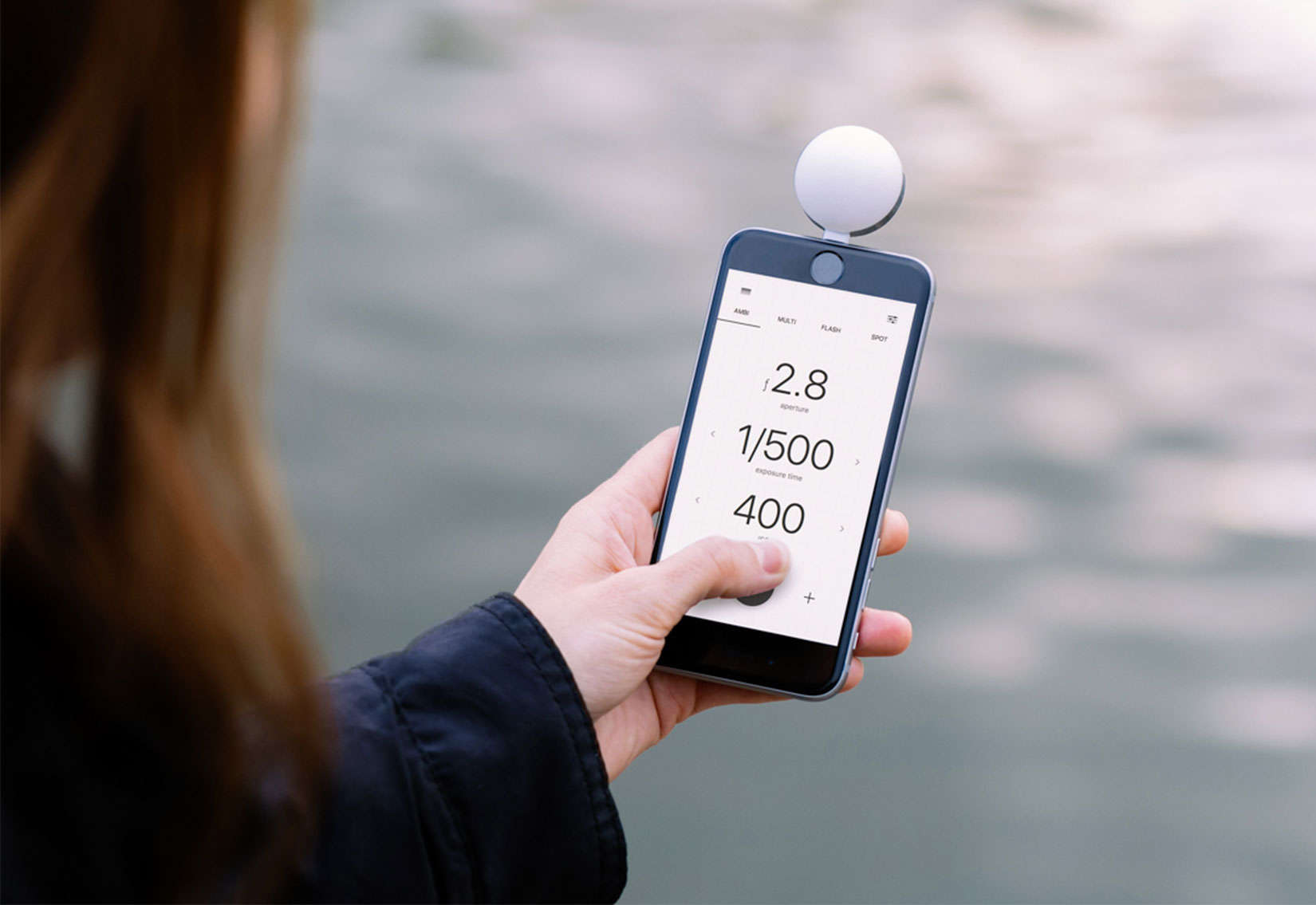 Turn your iPhone into a trusted lighting assistant on photo shoots with the Luma Power.