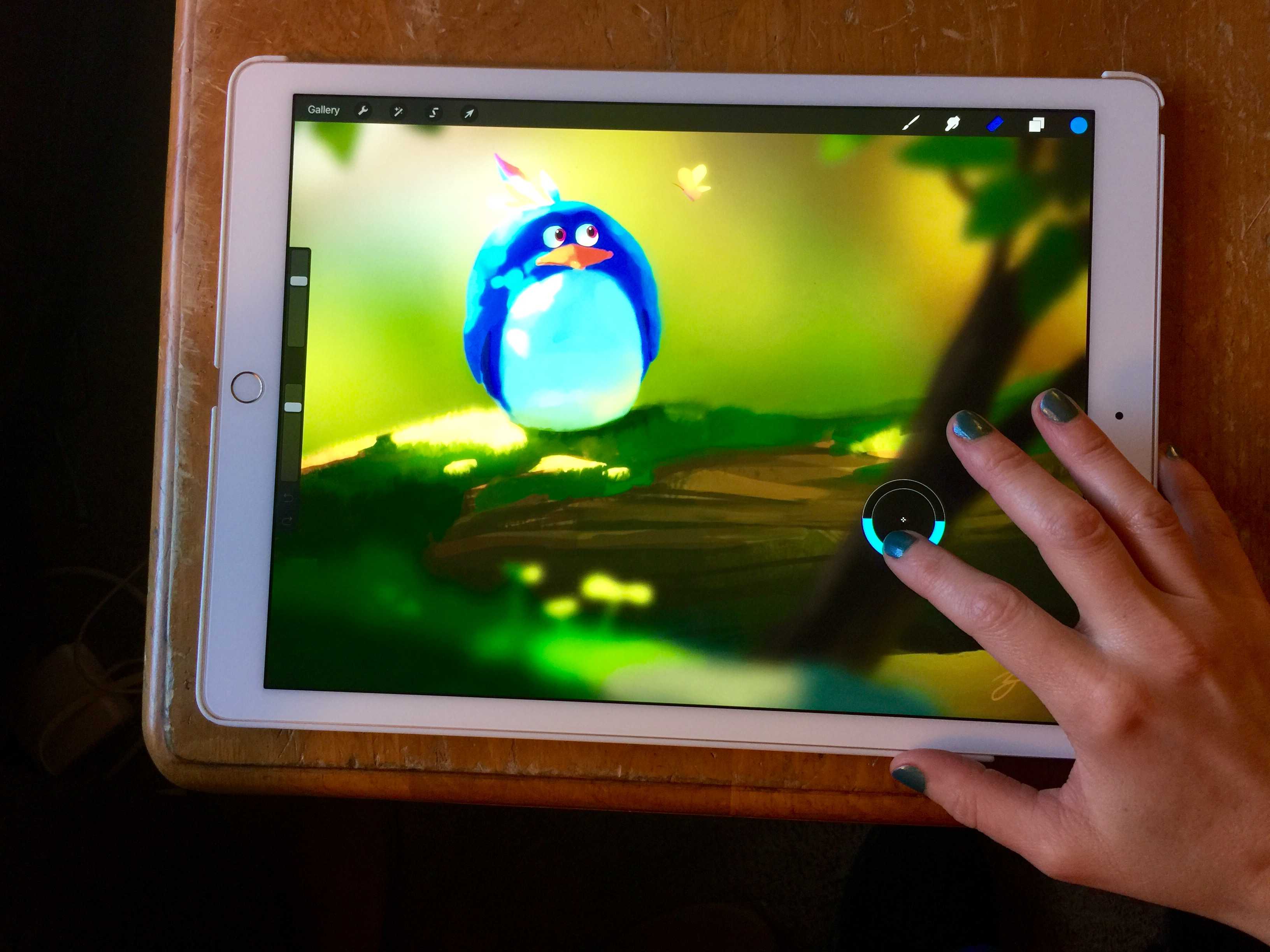 Erase with the touch of your finger.