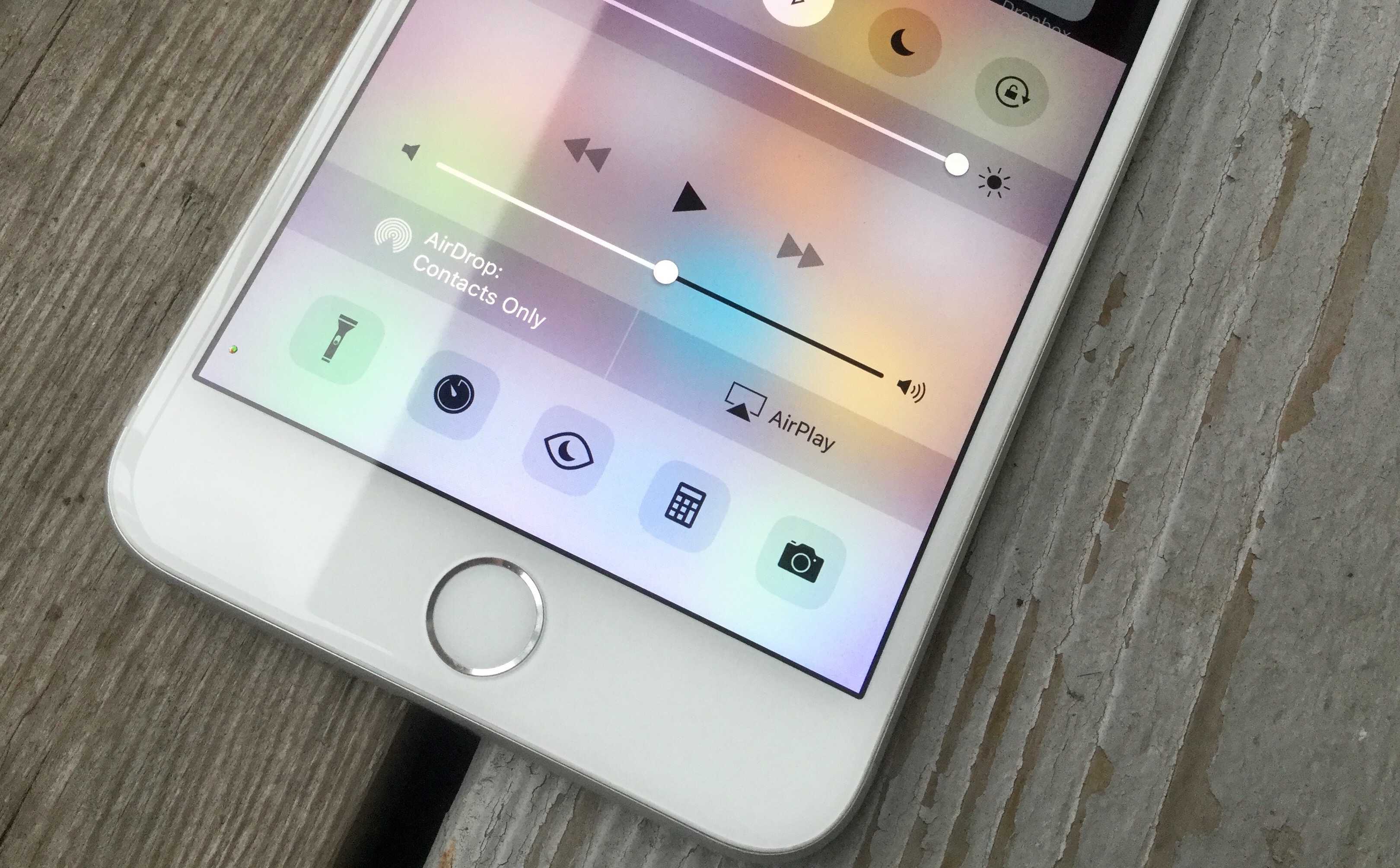 Toggle Night Shift right from Control Center.