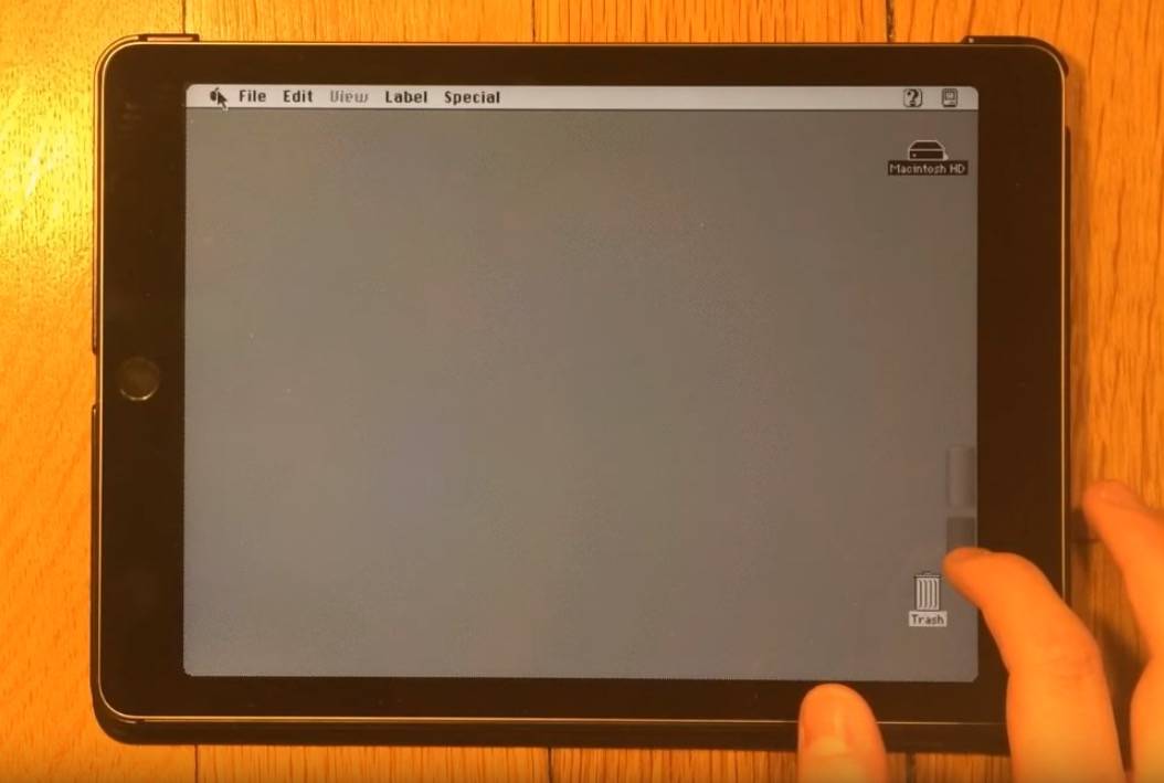 An iPad Air 2, running Mac OS 7.5.5