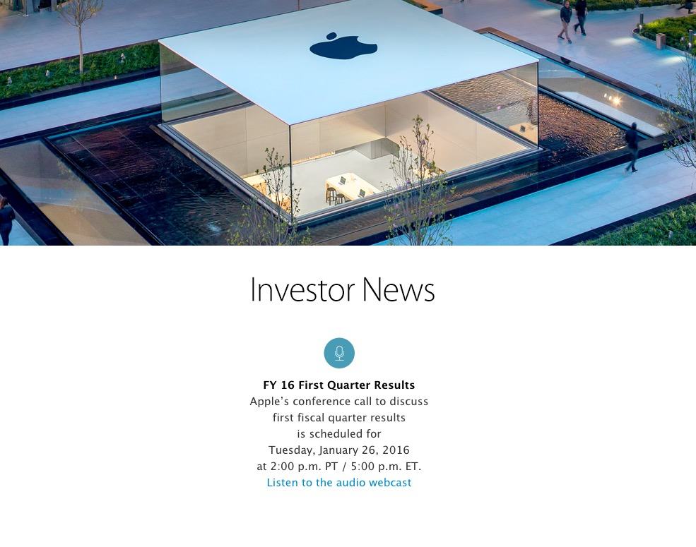 On January 26, we find out how many millions of iPhones Apple sold over Christmas.