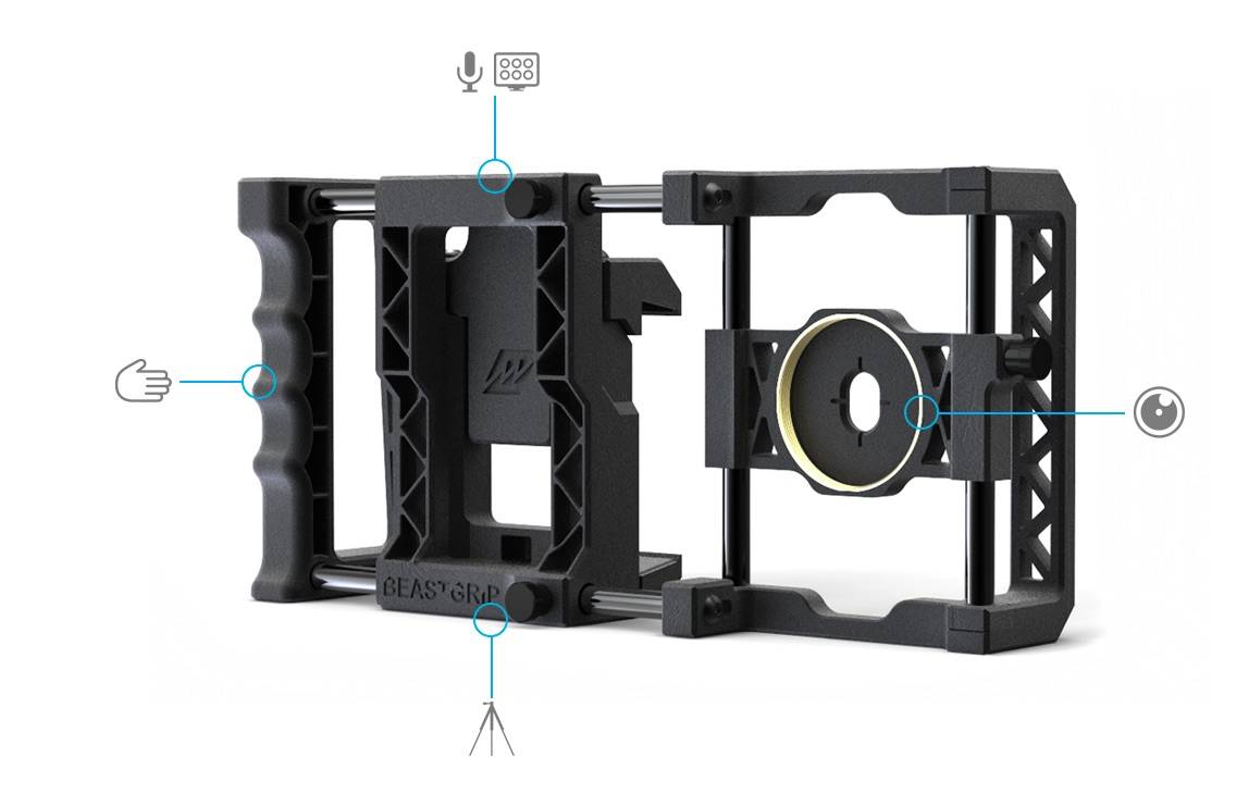 BeastGrip lets you attach pretty much anything to your iPhone.