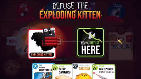 Boom goes the kitty.