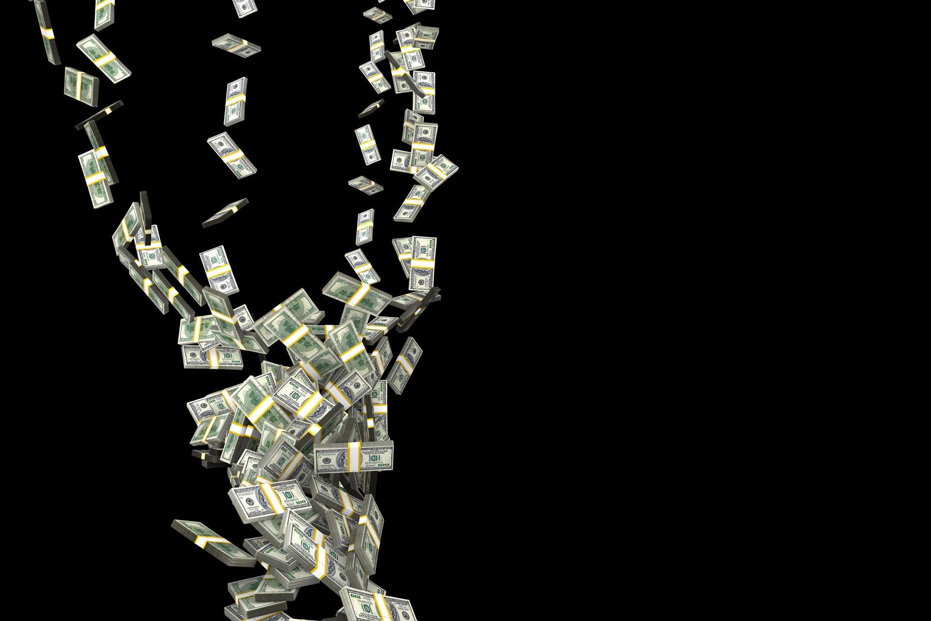 It's a veritable tornado of cash!