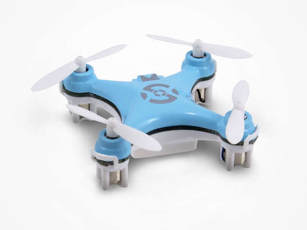 This tiny drone can fly in packs with built-in 8-frequency technology.