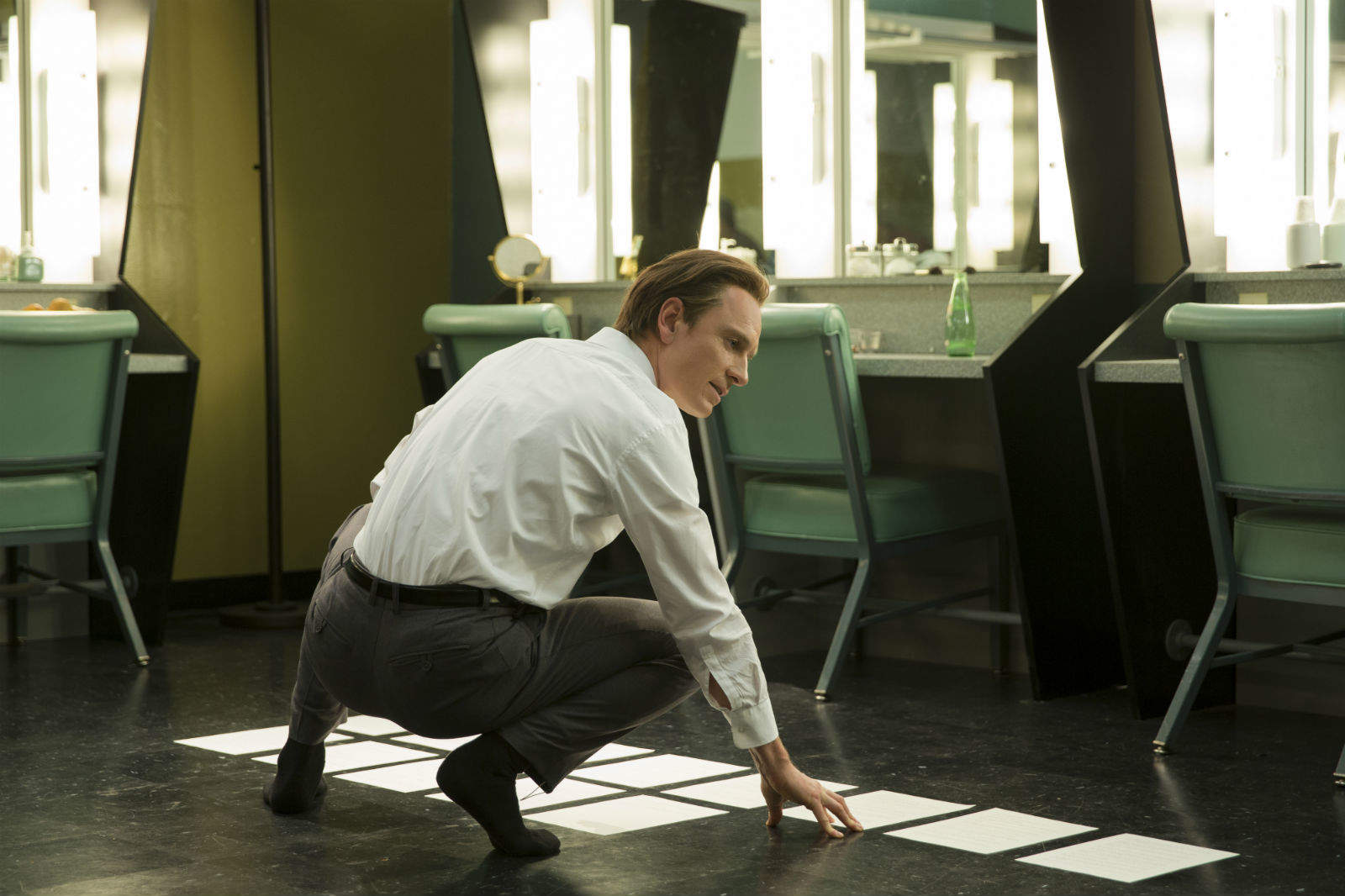 Michael Fassbender as Steve Jobs.