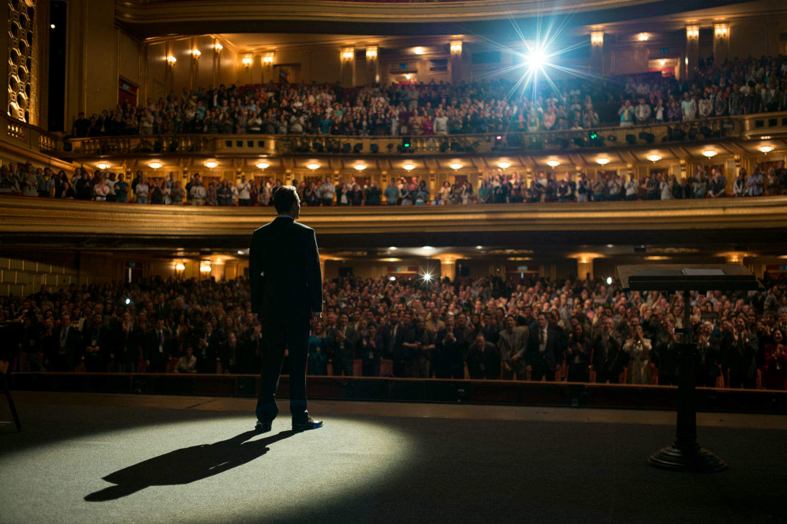 Michael Fassbender as Steve Jobs.