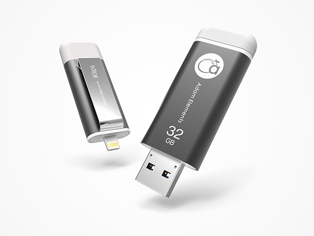 iKlips makes it easy to store and transfer data for any iOS device.
