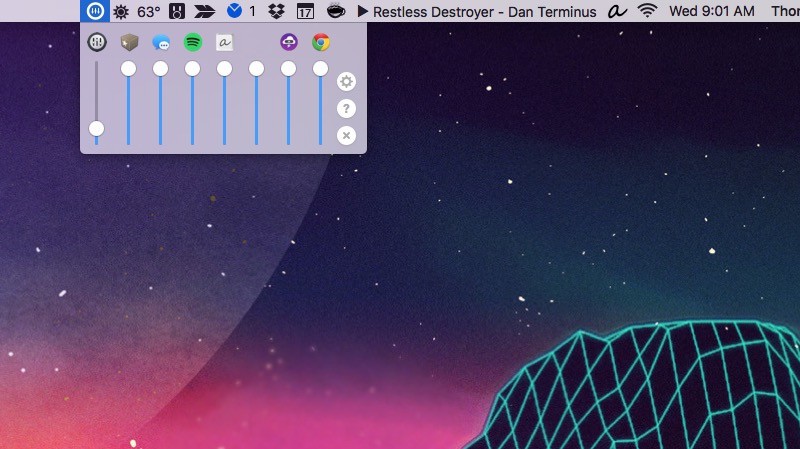 How to control volume on an app-by-app basis.