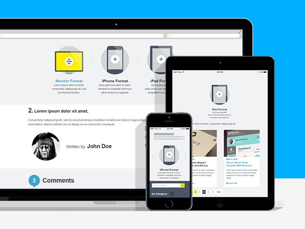 Learn the principles of responsive web design using HTML5, CSS3 and Bootstrap 3.