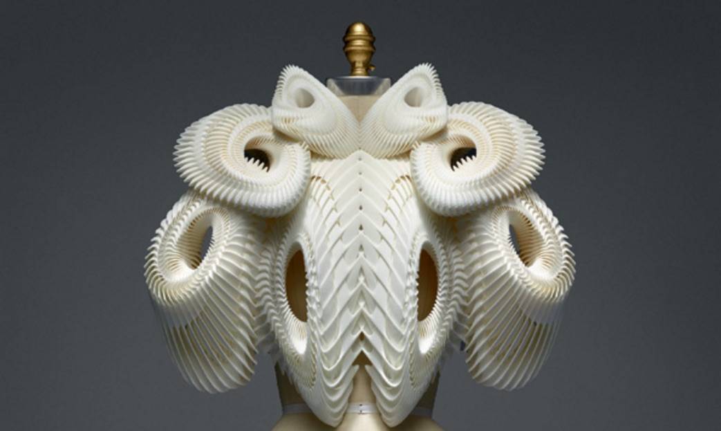 This 3D printed dress will be part of Apple's Manus x Machina exhibition.