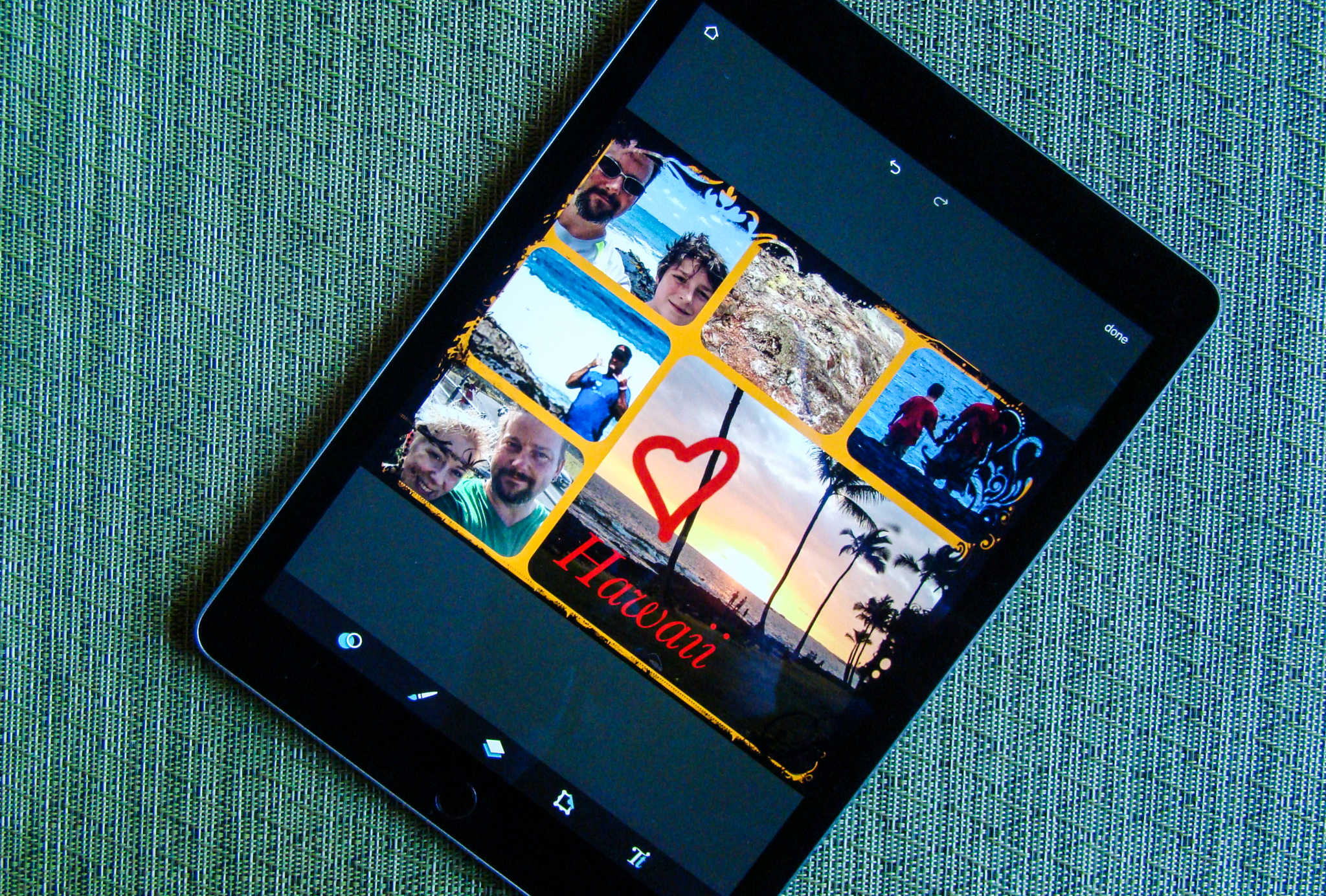 Make your own fun collage with Pixlr right on your iPad.