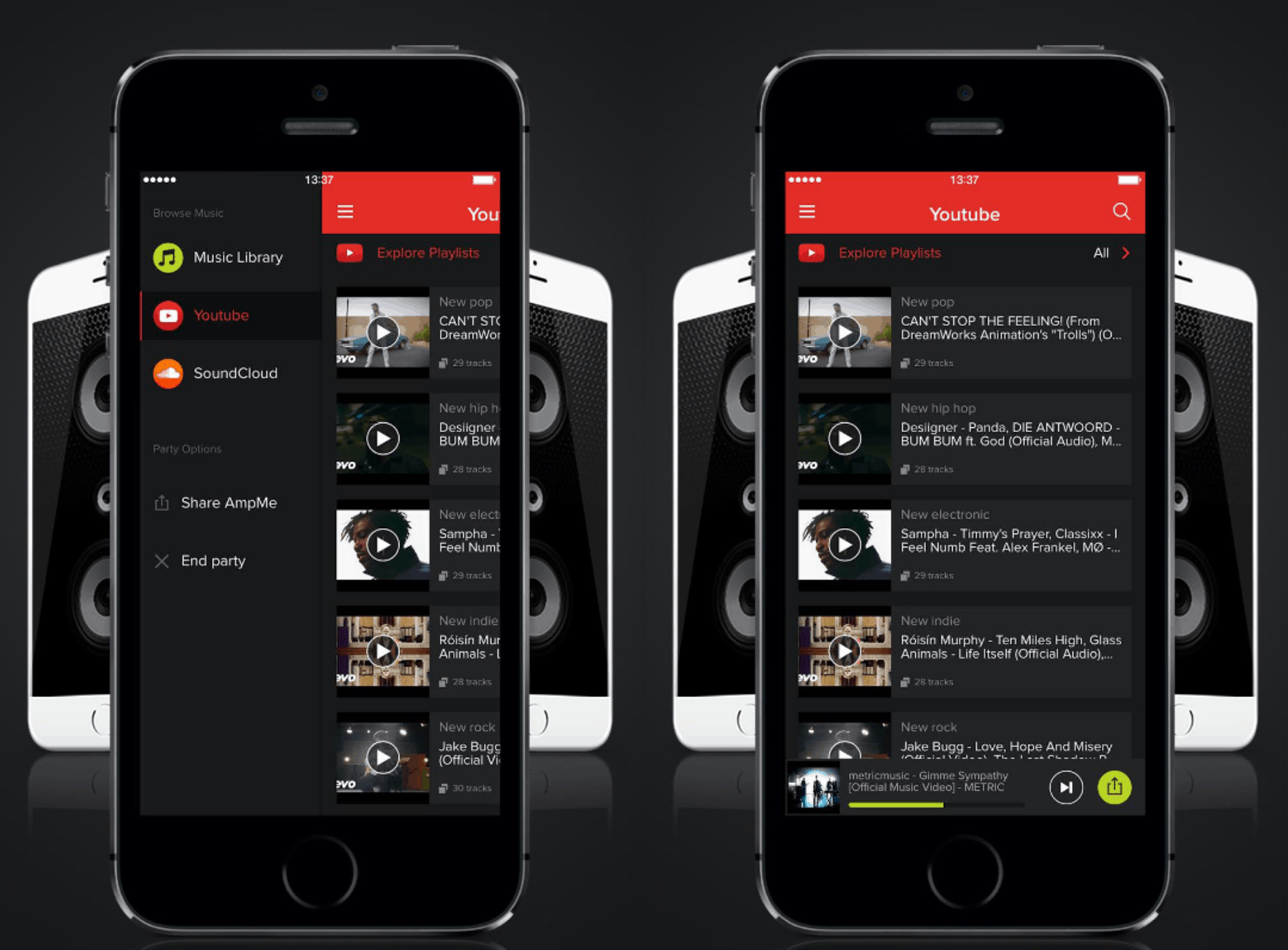 Get the party started with AmpMe!