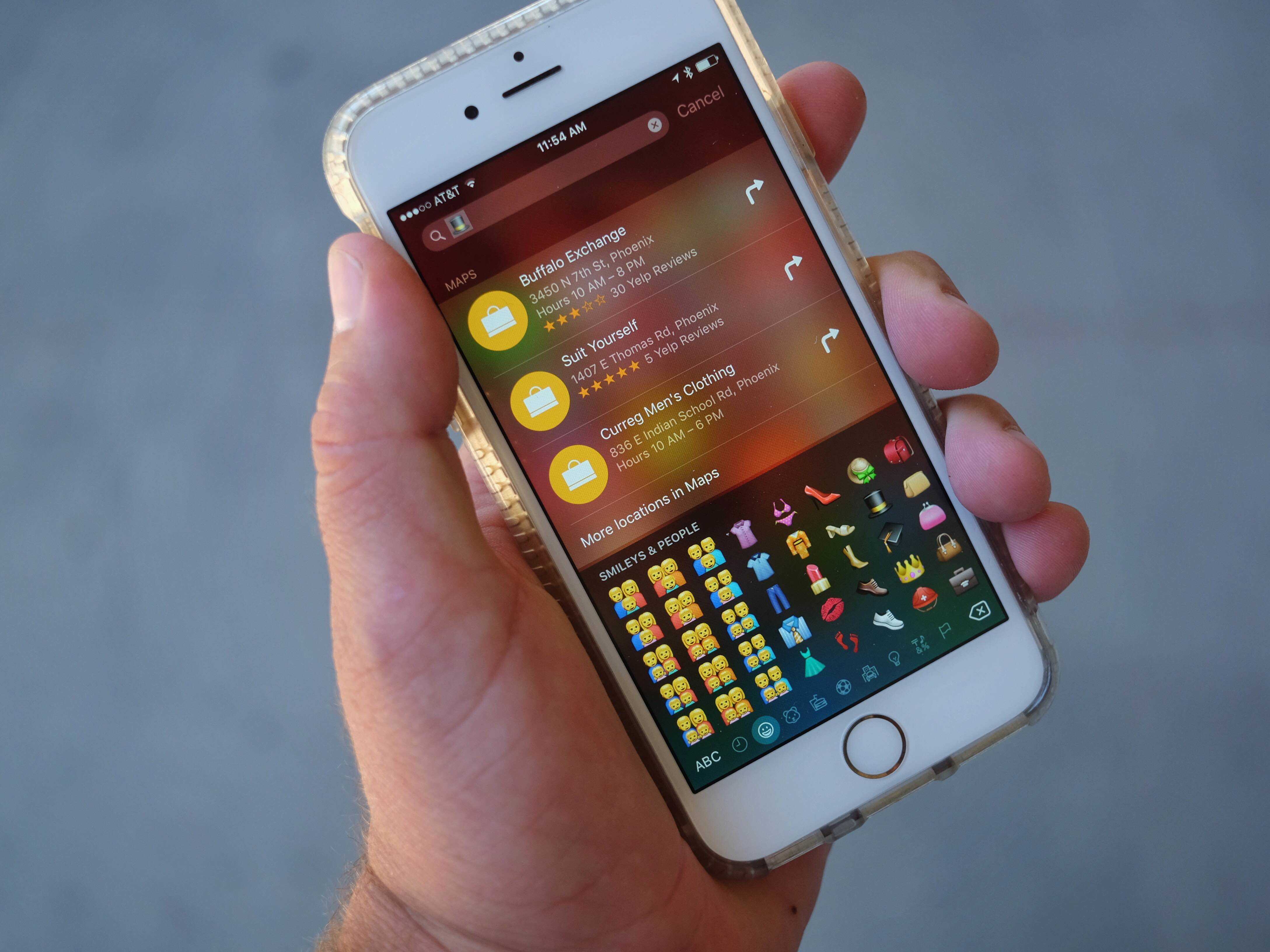 Yes, you can use emoji on iPhone search.