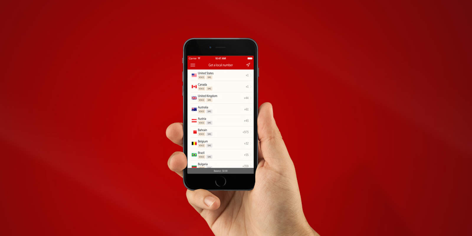 Add an anonymous second phone line for business, dating, buying or selling online, and more.