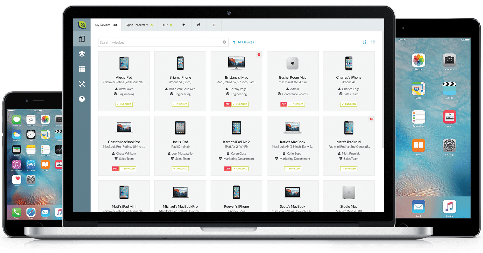 Jamf Now makes it easy for any business to establish and operate a network of Apple mobile devices.