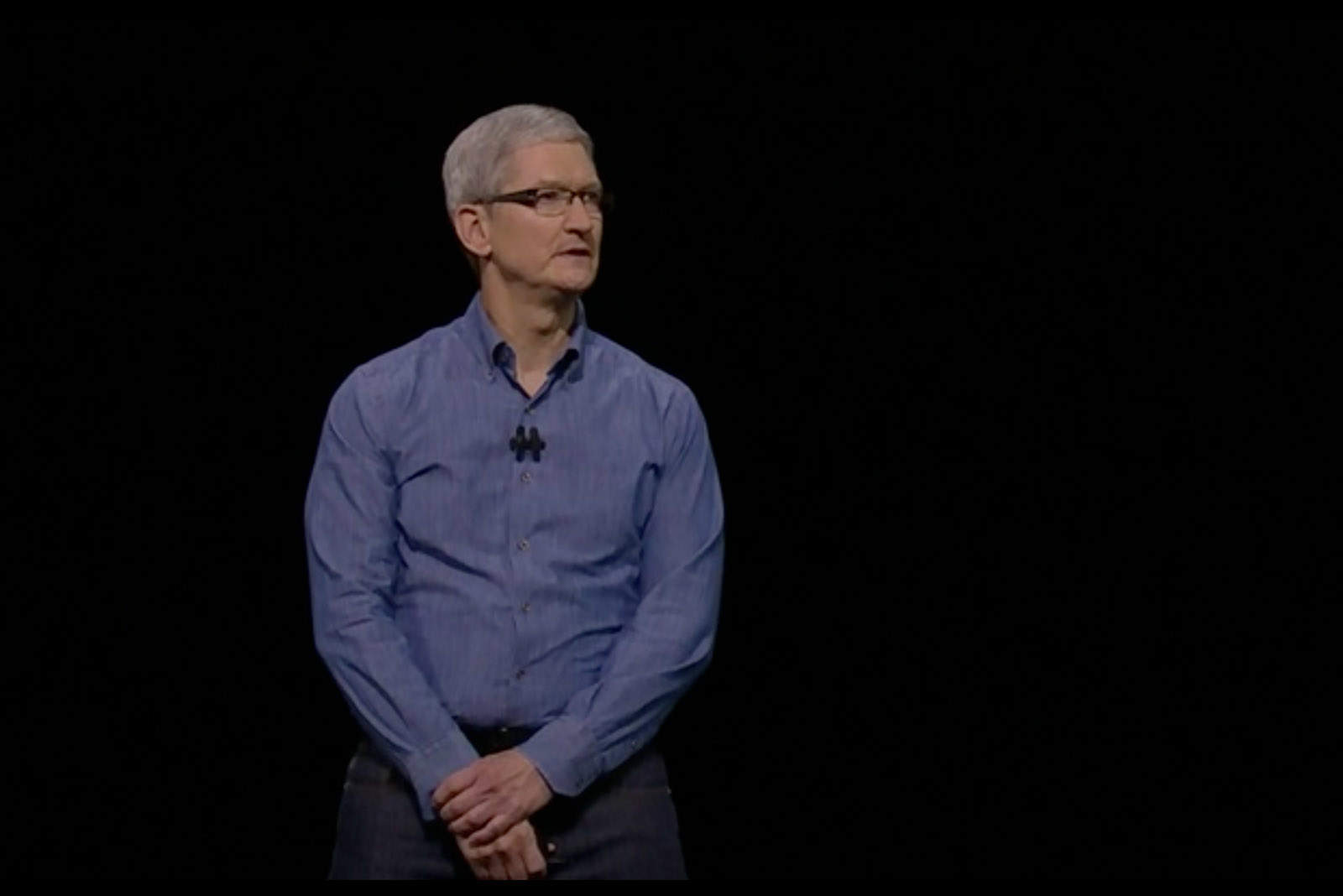 Apple held a moment of silence for Orlando.