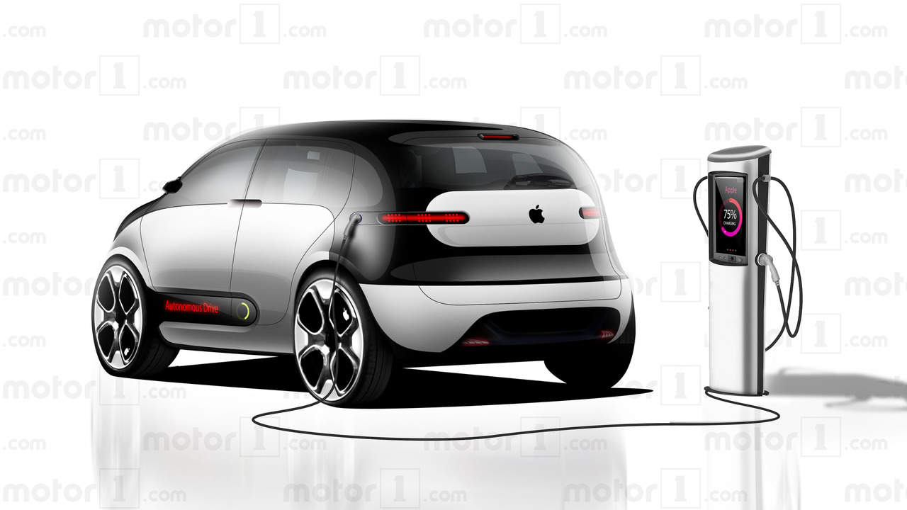 Charging the Apple Car.