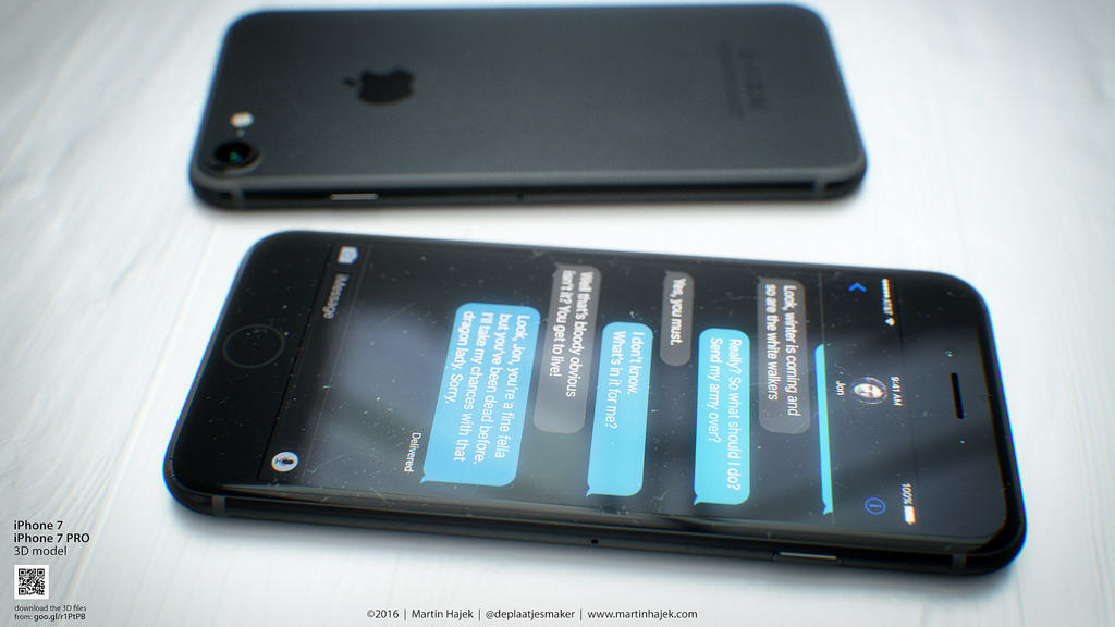 black iphone