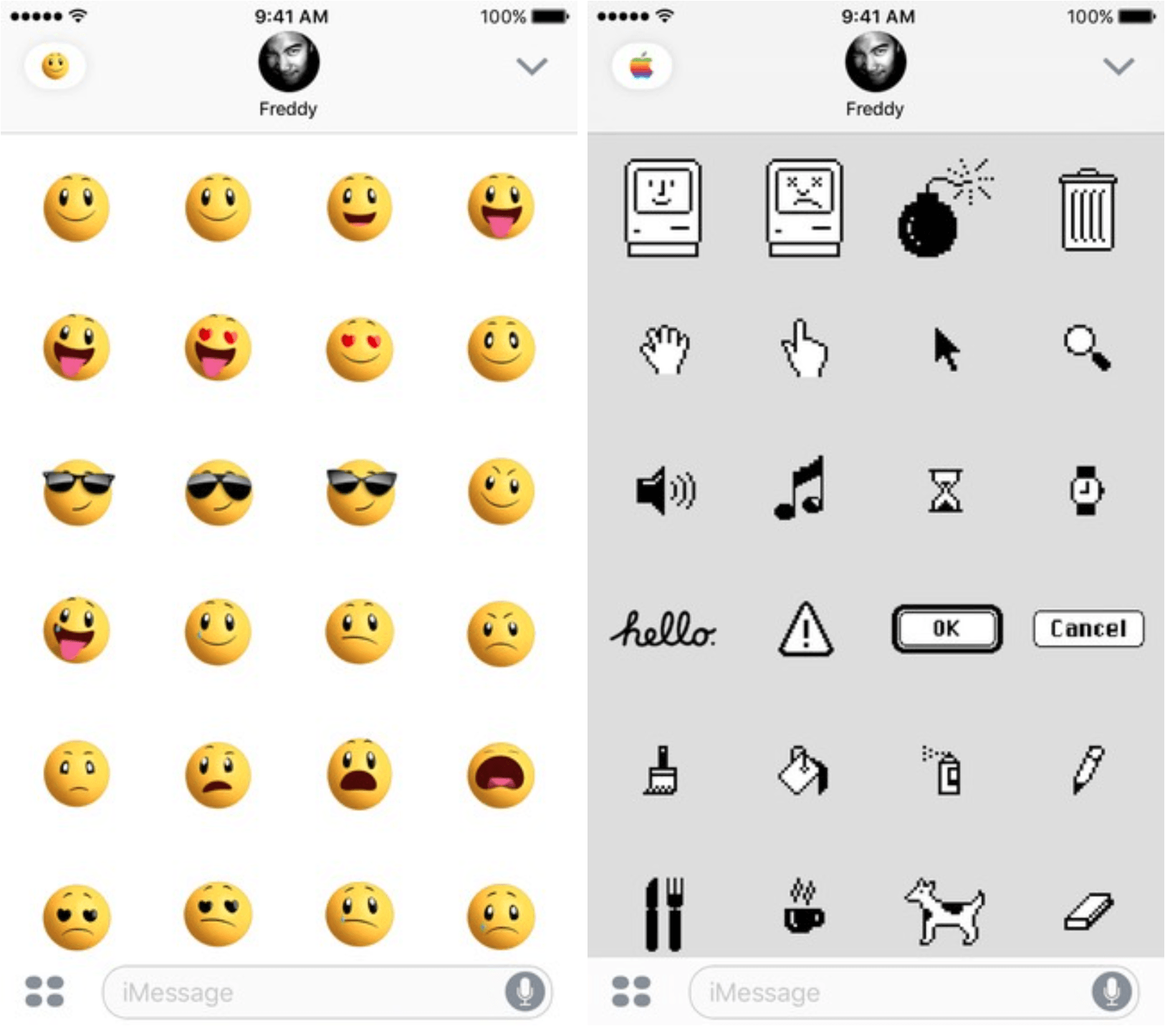 iOS 10 Messages stickers 1