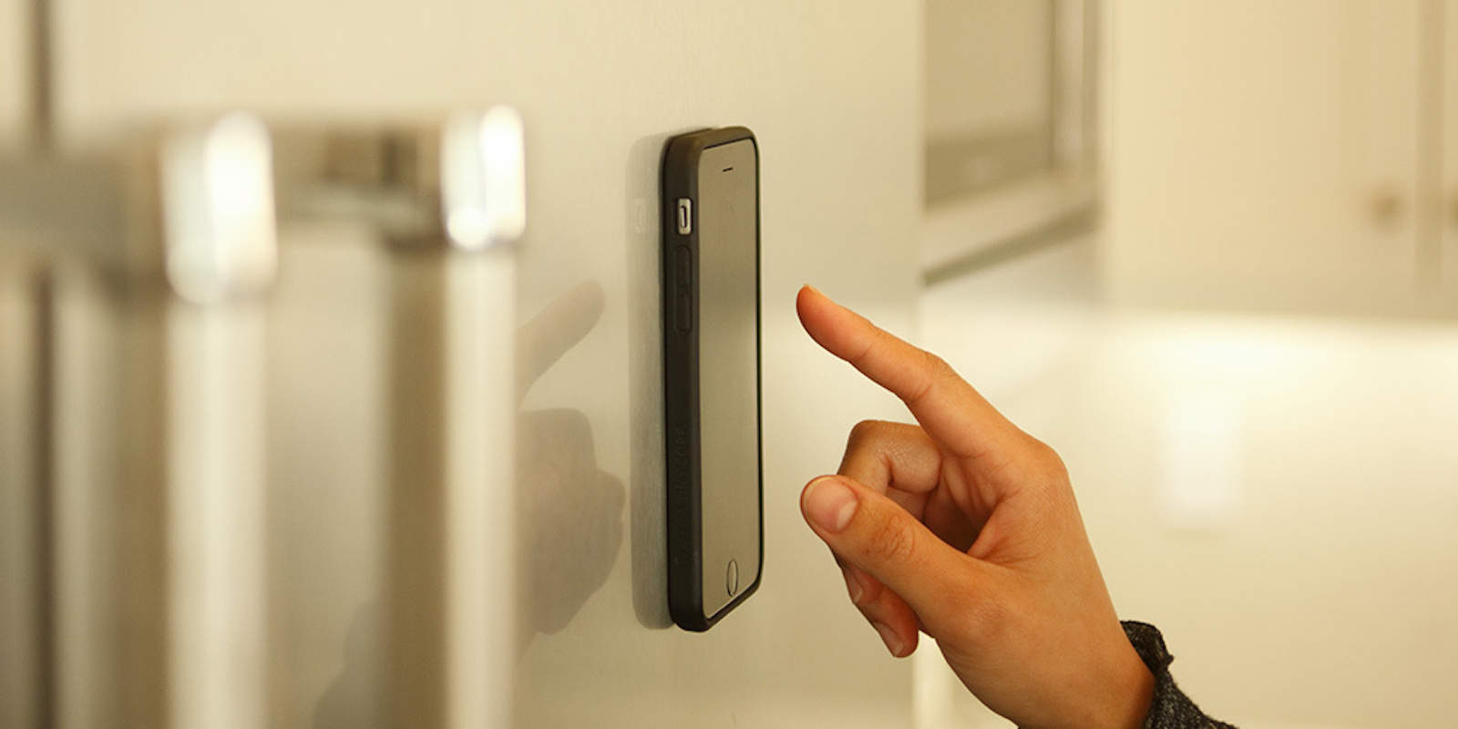 Turn any surface into a phone mount, perfect for group shots.