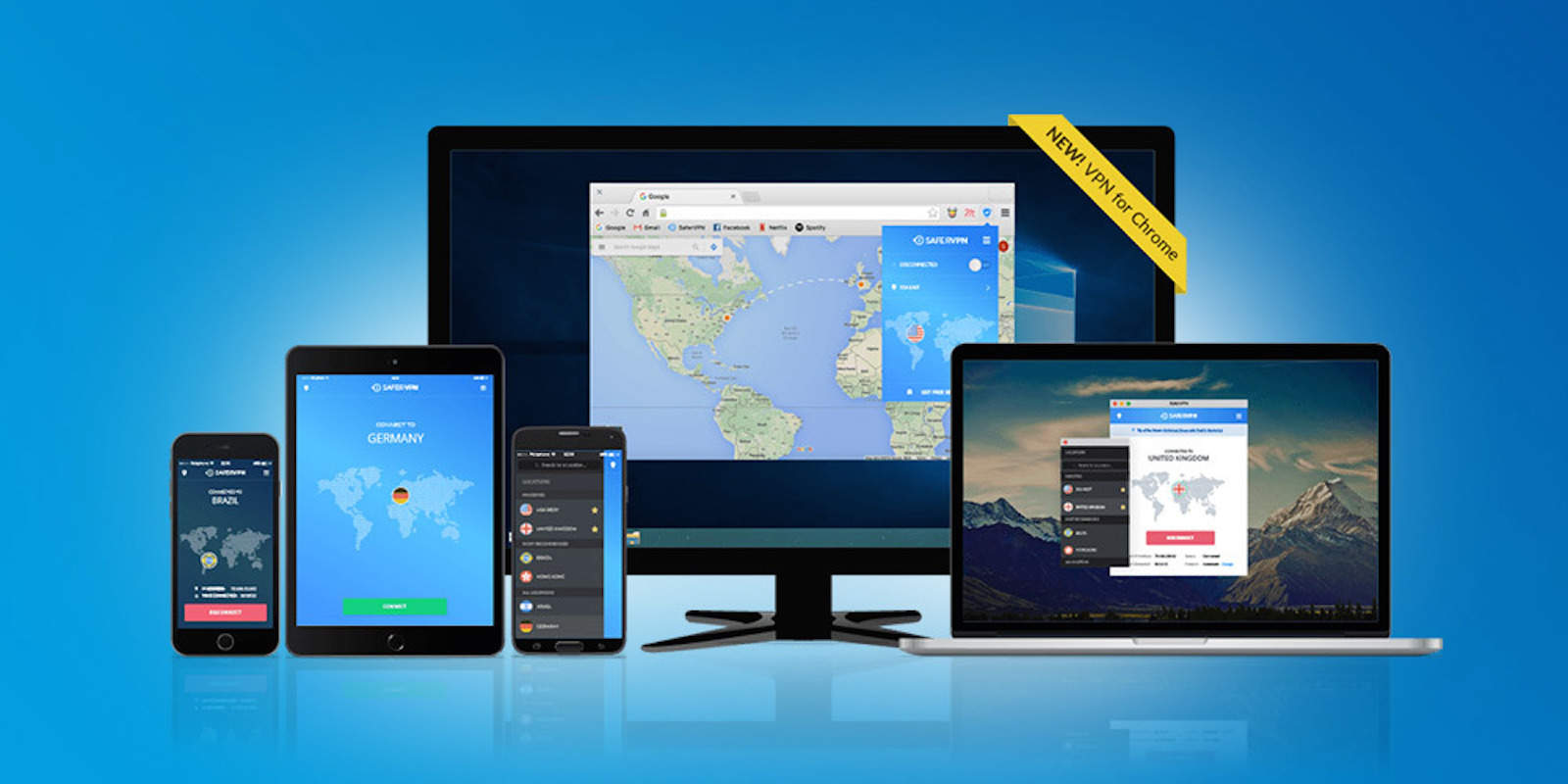 SaferVPN Premium- Lifetime Subscription