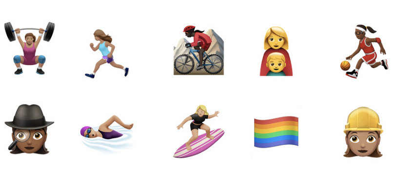 emoji in iOS 10