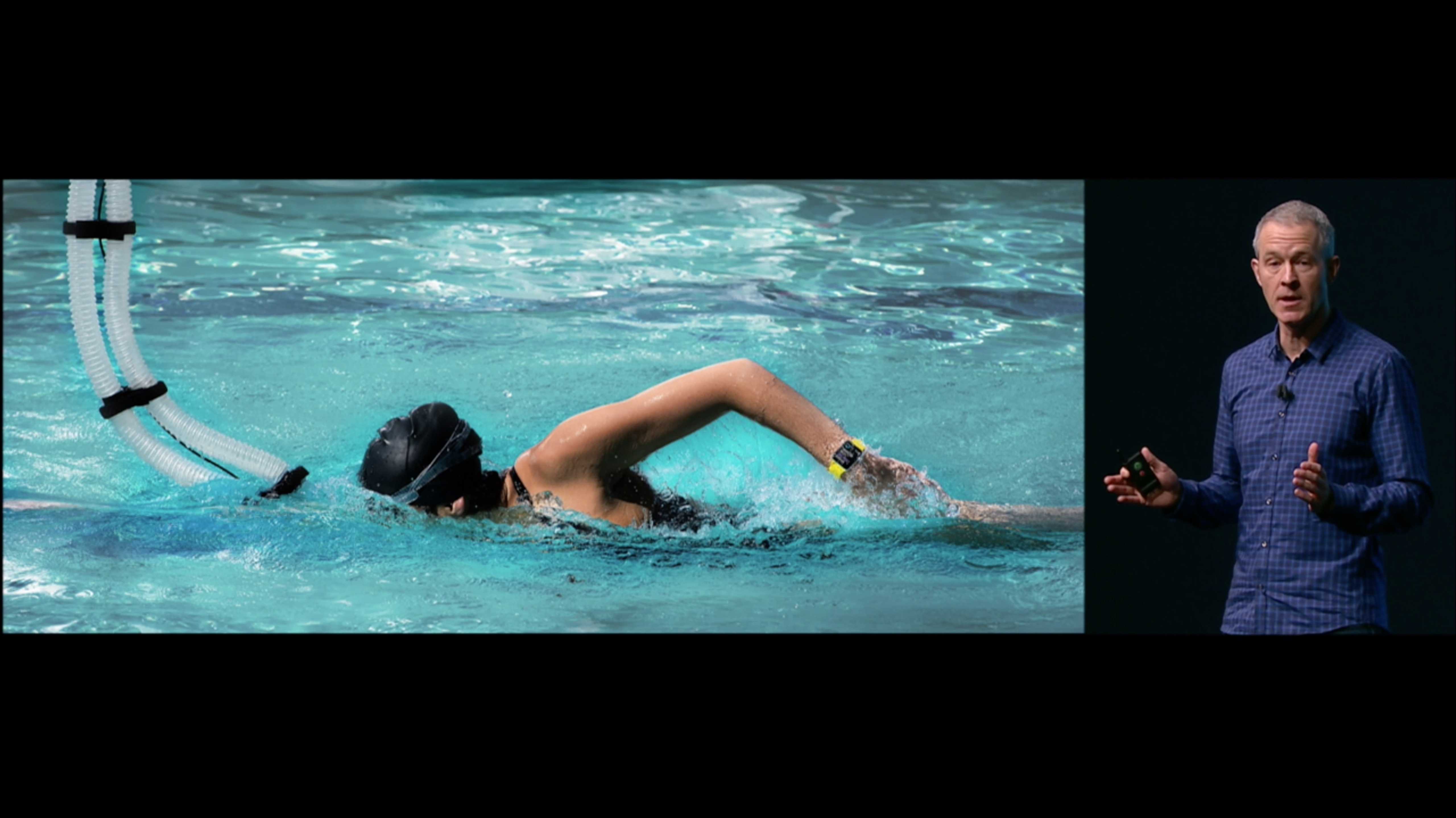 Apple Watch swimming app