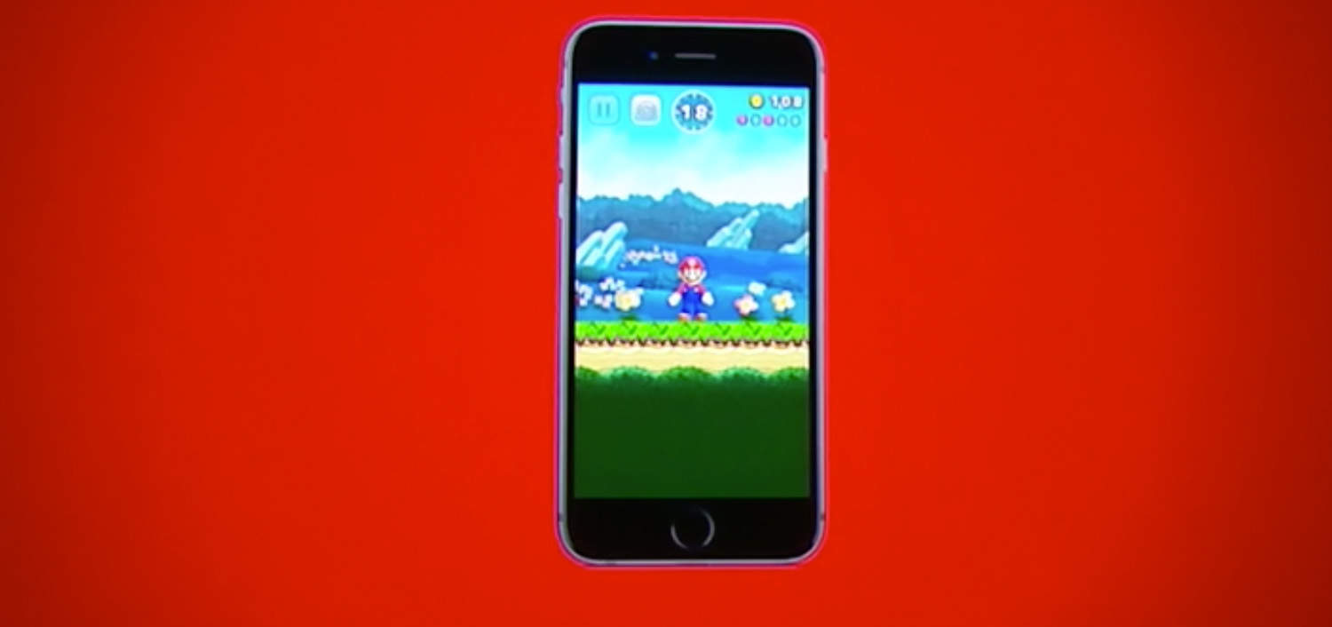Super Mario Run on iOS