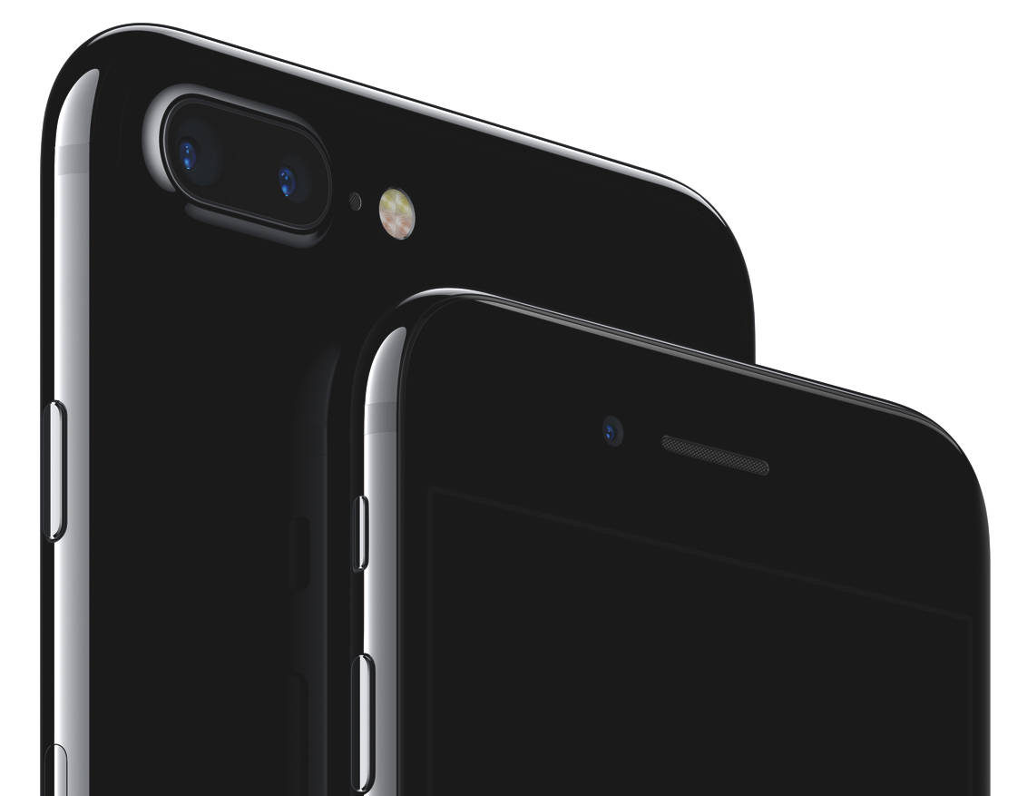 jet black iPhone 7 and iPhone 7 Plus