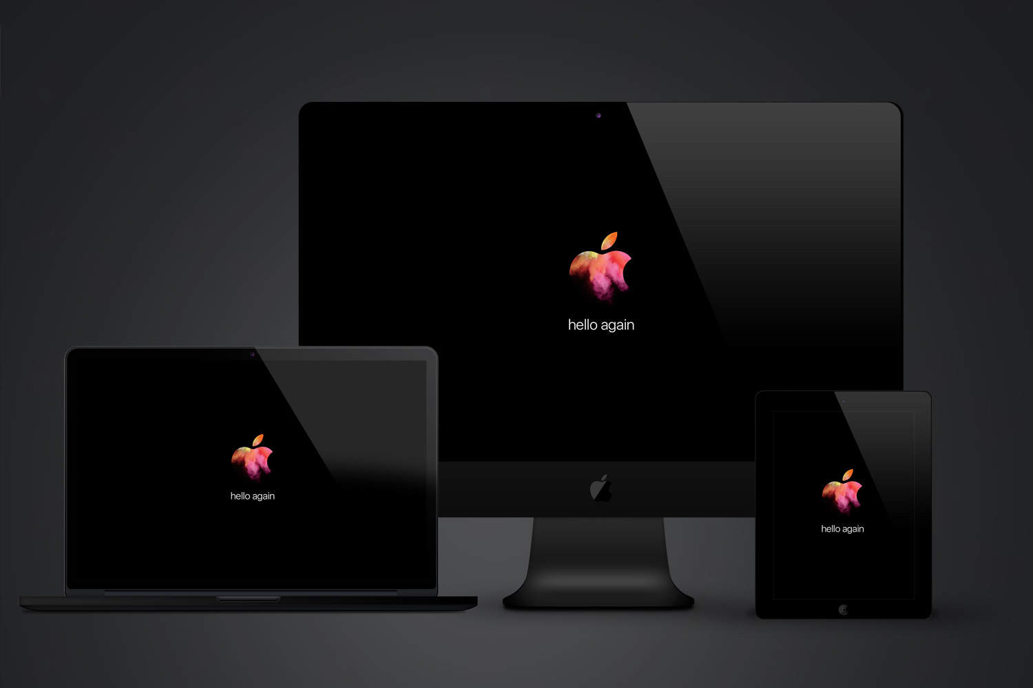 Apple's keynote invite makes an awesome wallpaper.