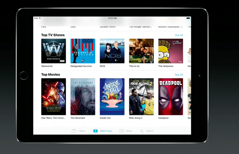 The new TV app doesn't like ripped videos.