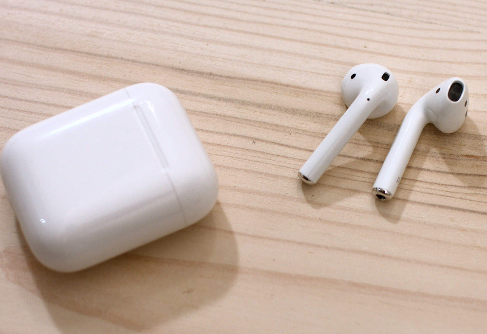 AirPods and case