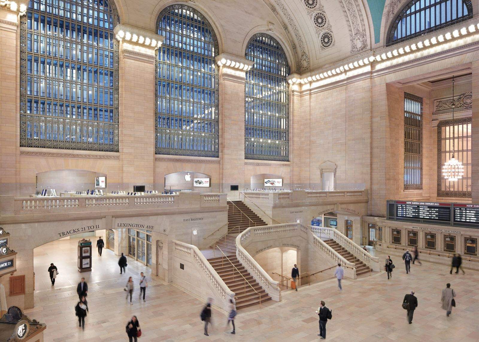 Photo of Apple Grand Central in New York City, one of the company's most stunning retail outlets.